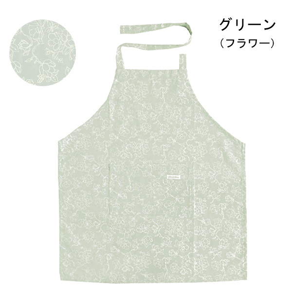 エプロン カフェエプロン ロング レディース キッズ おしゃれ かわいい