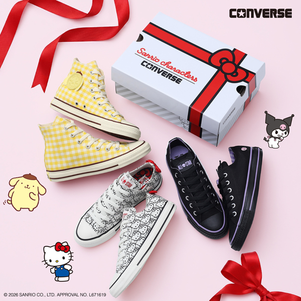ALL STAR コンバース サンリオ キティ クロミ レディース ローカット