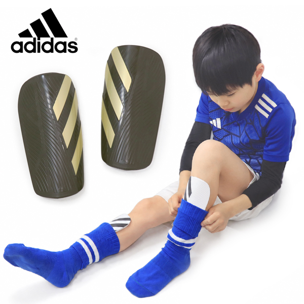 すね当て adidas（アディダス） サッカー レガース すねあて シンガード キッズ