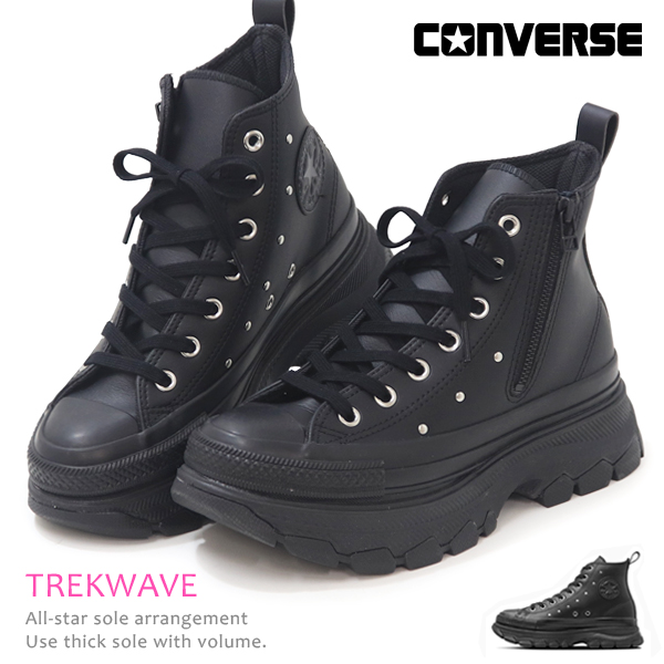 Converse All Star 厚底　24.5　トレックウェーブ CONVERSE（コンバース） 厚底 スニーカー レディース トレックウェーブ
