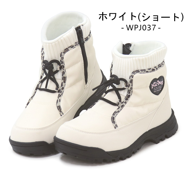 Ni-mo ni-mo スノーブーツ キッズ ブーツ 女の子 防寒ブーツ ジュニア