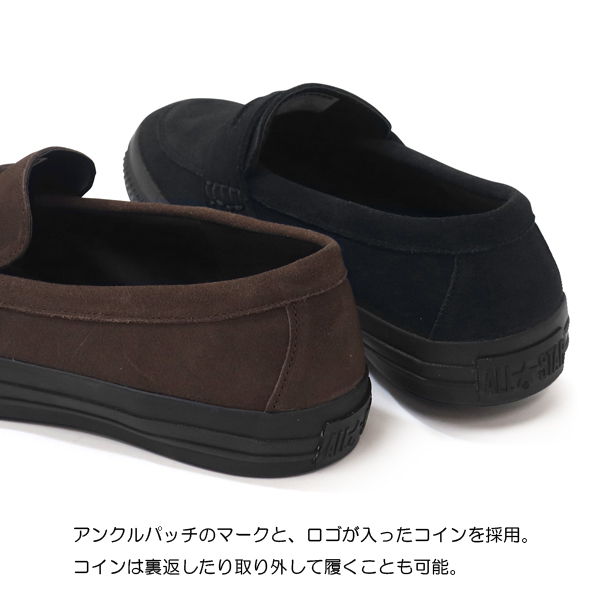 CONVERSE（コンバース） ローファースニーカー スエード メンズ