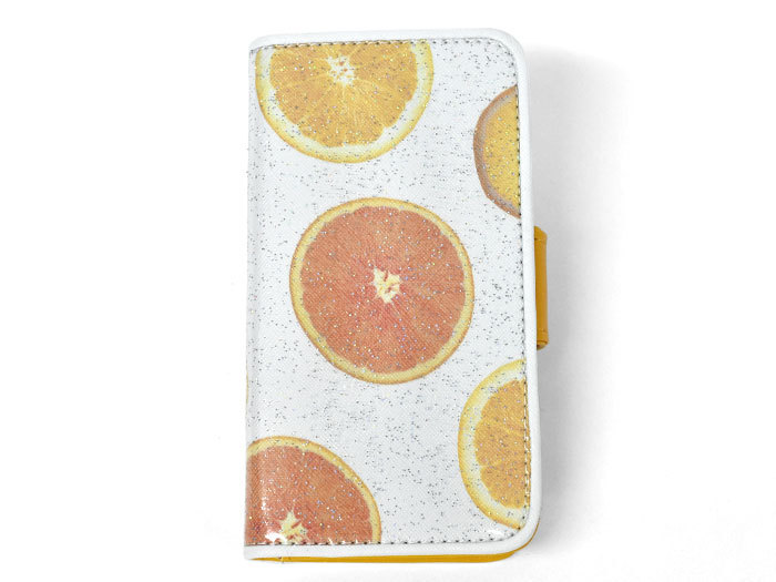 iPhone6 iPhone6s ケース/iPhone7 ケース/iPhone8 ケース/iPhonese2 se se2 第二世代 ケース/FLAPPER フラッパー/フルーツ キラキラ 手帳型 iPhoneケース | flapper_bags | 03