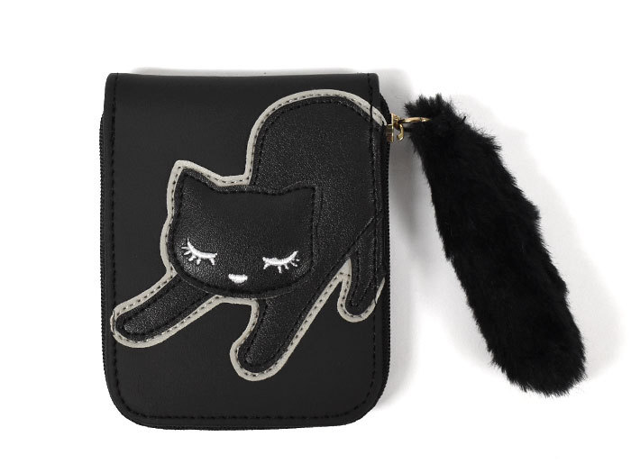 財布 小銭入れ 子供 子供用 こども キッズ 女の子 女子 小学生 中学生 高校生 大学生 おしゃれ 猫 ポーズ プーちゃん ラウンドファスナー コインパスケース Fla Wa 81 K Superfrog 通販 Yahoo ショッピング