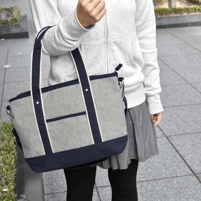 ミニトートバッグ メンズ ポリキャンバス スウェット 2way ミニ トートバッグ ナイロン スエット 女性 小さめ 小さい ショルダーバッグ 斜めがけ バッグ ポケット 多い たくさん 多ポケット ファスナー付き ファスナー 軽量 軽い おしゃれ オシャレ 大人 無地 シンプル P