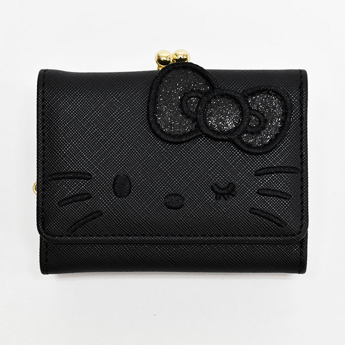 sanrio（サンリオ） ブラックキティ がま口 ミニ財布 ウィンク