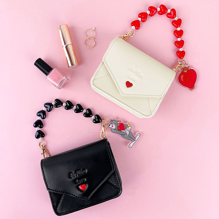 はちゃん　セット　リップホルダー　ポーチ flapper_bags トムとジェリー ポーチ リップポーチ リップケース