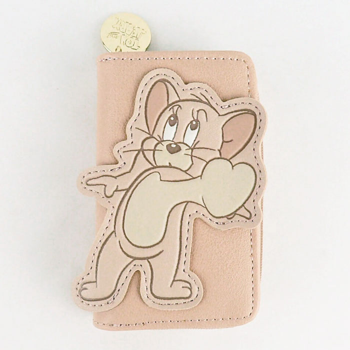 トムとジェリー タフィー クワッカー グッズ キーケース レディース FLAPPER フラッパー くすみカラー 小銭入れ付き パスケース 一体 定期入れ トムジェリ | flapper_bags | 02