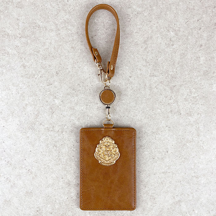 ハリーポッター パスケース 定期入れ ハリポタ グッズ FLAPPER フラッパー ホグワーツ エンブレム リール付き レディース メンズ ストラップ おしゃれ 大人 | flapper_bags | 01