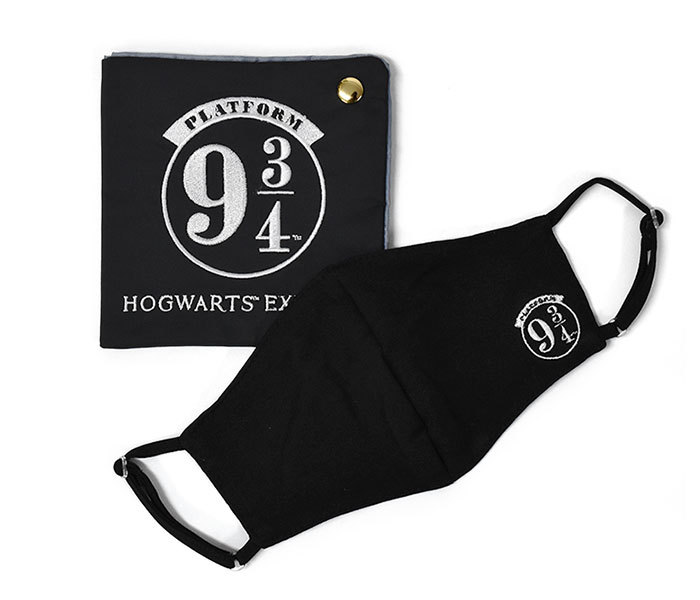 マスク 洗える 洗えるマスク 布 布マスク 立体 立体マスク 大人用 おしゃれ カワイイ レディース グッズ/FLAPPER フラッパー/ハリーポッター ロゴ ケース付き | ブランド登録なし | 02