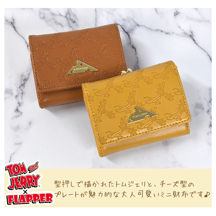 三つ折り財布 レディース トムとジェリー かわいい おしゃれ