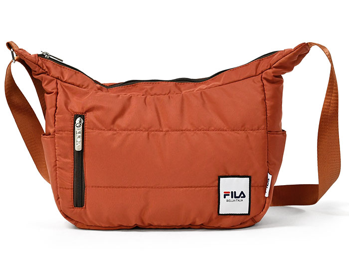 FILA フィラ ナイロン ボンディング ミニショルダーバッグ ショルダーバッグ メンズ 斜めがけ おしゃれ 小さめ バッグ ショルダー ブランド 中綿 キルティング