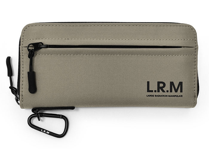 長財布 財布 メンズ おしゃれ L.R.M ナイロン 隠しジップ ラウンドファスナー 薄い 通勤 通...