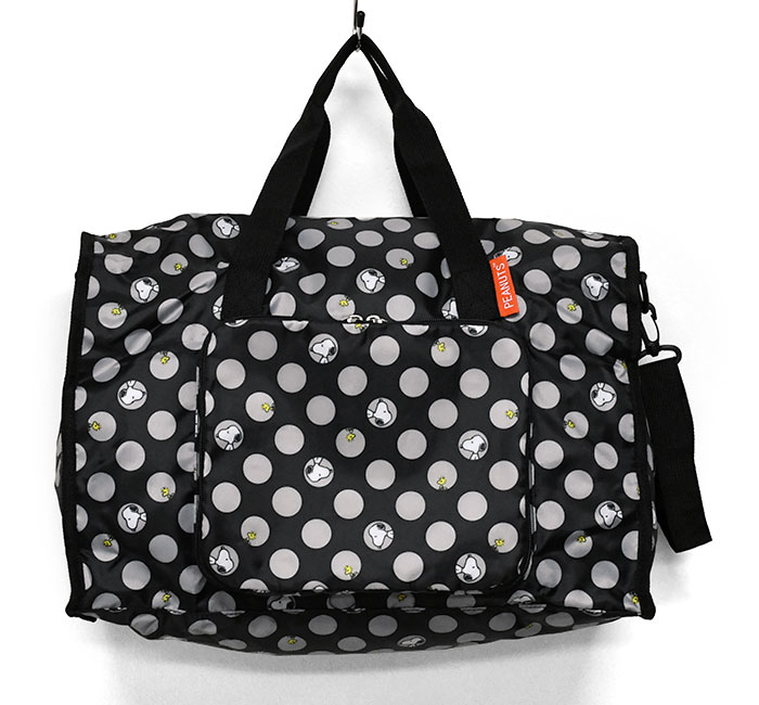 SNOOPY（スヌーピー） ボストンバッグ エコバッグ 折りたたみ 折り畳み