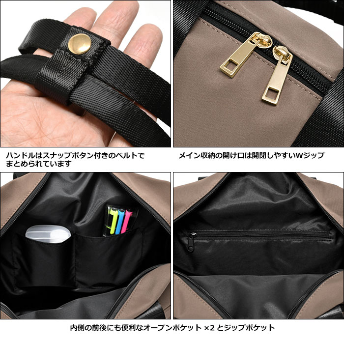 ナイロン 2way ボストンバッグ レディース ショルダーバッグ