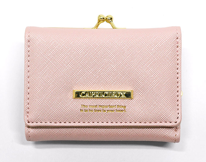 カプリッシュ がま口 ミニ財布 ミニウォレット 三つ折り財布 財布 
