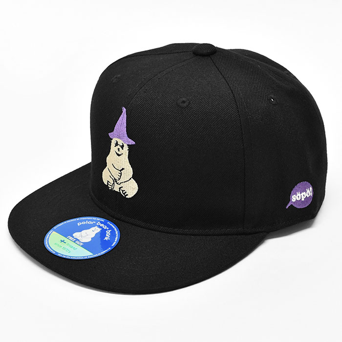 ポーラーベアバンク とんがり帽子 ベースボールキャップ メンズ