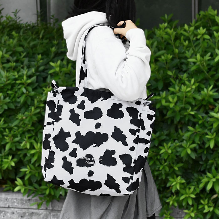 ゼブラ柄 牛柄 ヒョウ柄 アニマル柄 アニマルプリント トートバッグ