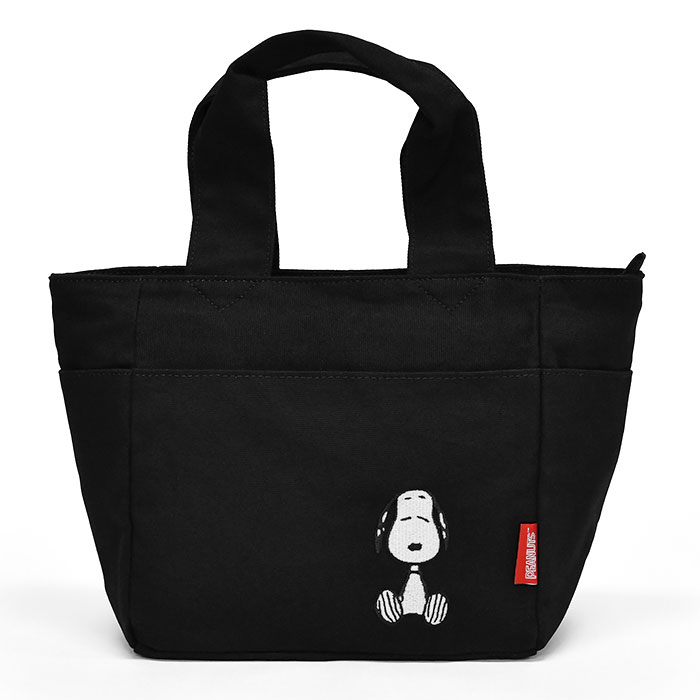 PEANUTS トートバッグ 黒 小さめ 楽天市場】スヌーピー トートバッグ キャンバス 帆布 小さめ