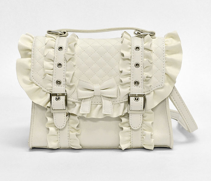 ショルダーバッグ レディース ガーリー 量産型 リボン フリル ベルト