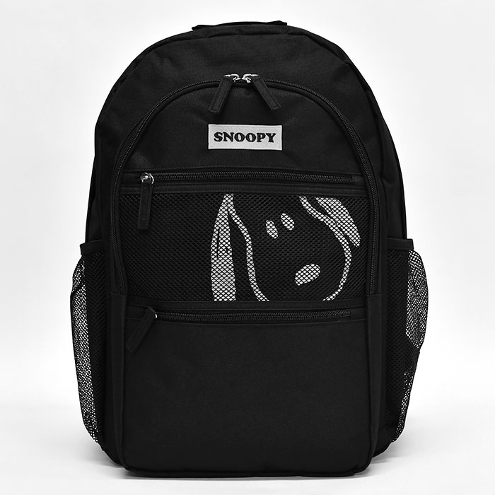 美品　LeSportsac リュック　黒　スヌーピー スヌーピー」の顔型バックパックも再販！ レスポートサック×PEANUTS