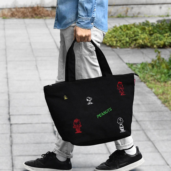 SNOOPY（スヌーピー） キャンバス トートバッグ ピーナッツ メンズ