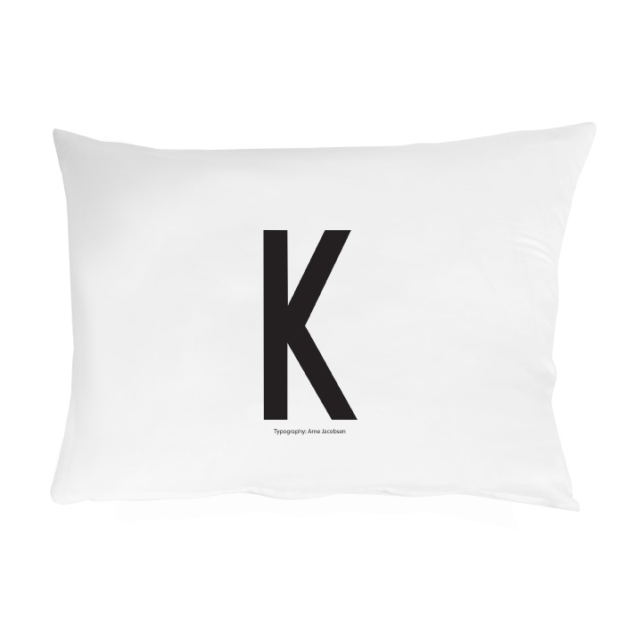 正規品 DESIGN LETTERS(デザインレターズ) PERSONAL PILLOW CASE [A-M] 70x50cm パーソナルピローケース イニシャル デンマーク モノトーン 枕 まくら カバー｜superkagu｜12