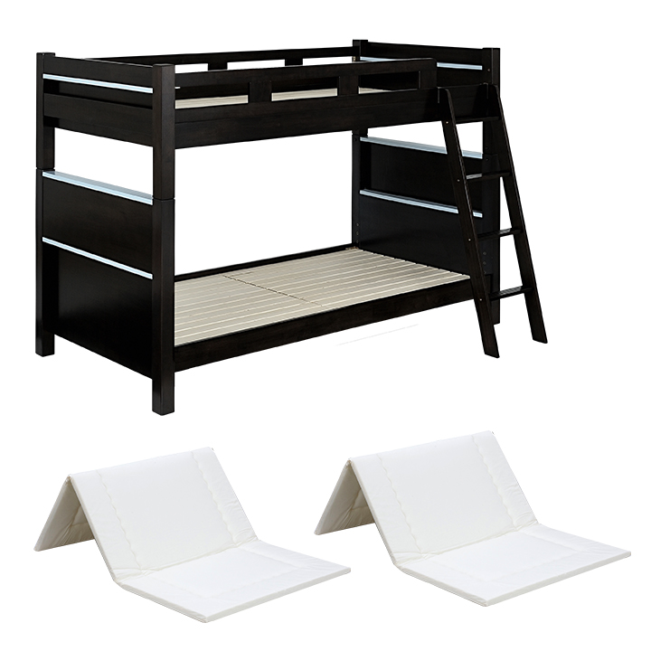 マットレス付き 耐震設計 分割可能 二段ベッド 2段ベッド 二段ベット 2段ベット 大人用 子供 親...