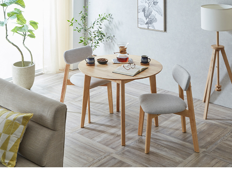 smart-i 円形ダイニングテーブル 幅90cm 単品 Cocotte3(ココット smart-i 円形ダイニングテーブル 幅90cm 単品 Cocotte3(ココット