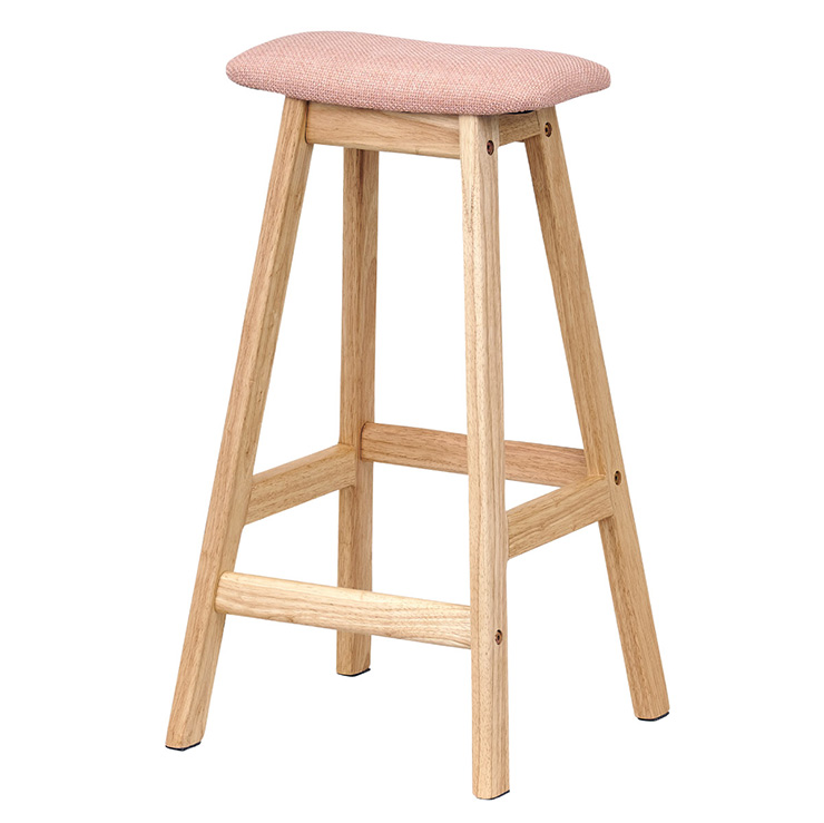 6脚在庫 ハイスツール(座面木製ウッド)ホワイトブレス スツール/高さ