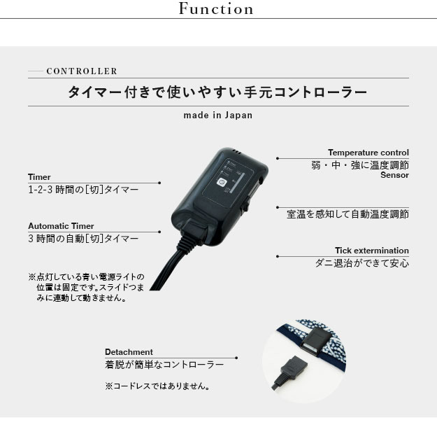日本製/洗濯可能/手元コントローラー付き ルームウェア ふっくら 大人 男女兼用 着る電気毛布 curun(クルン) エルク柄 ロングサイズ 140×180cm 2色対応 - 0