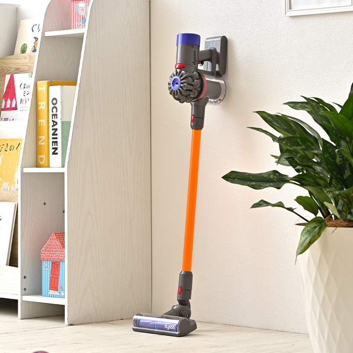 CEマーク おもちゃ dyson おままごとグッズ 掃除機 ままごと ごっこ遊び 3歳 かわいい 子ども CASDON(キャスドン) ダイソン コードレストイクリーナー 4点セット｜superkagu｜02