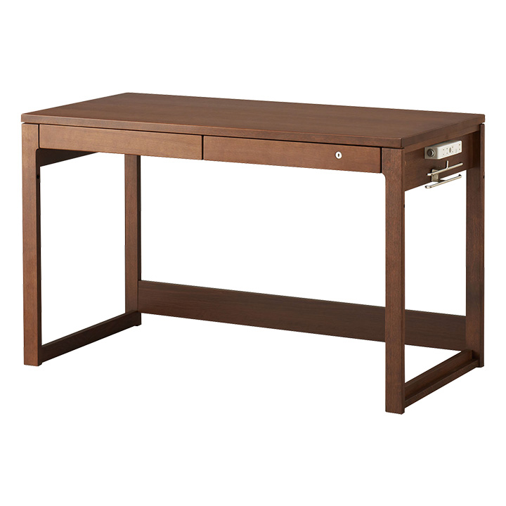 コイズミ　ダークブラウン 木製デスク 引き出し付き コイズミ ダークブラウン 木製デスク 引き出し付き コイズミファニ