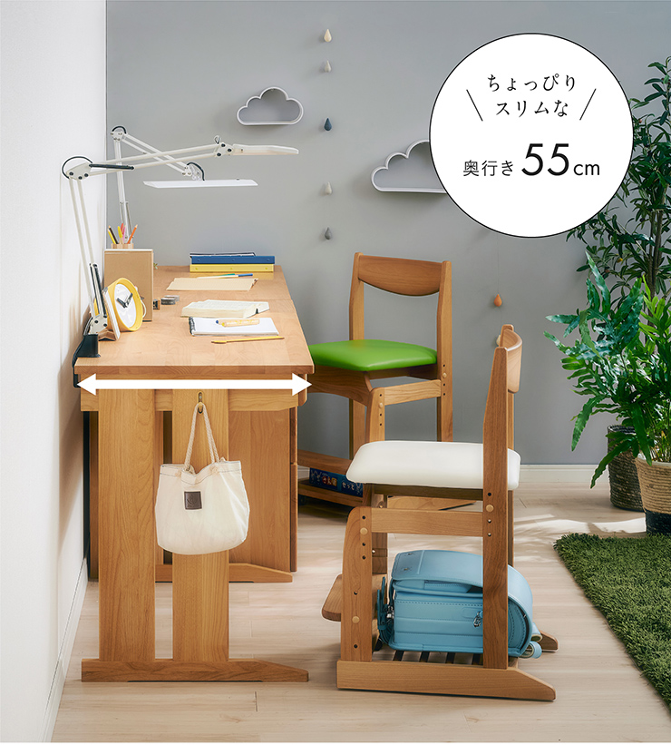 堀田木工所　学習机　日本製　アルダー材　デスク 堀田木工所 アルダー無垢材使用 国産 日本製 学習机 学習デスク 勉強机