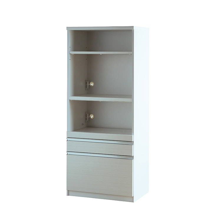 搬入・組立設置付き 国産 完成品 キッチンボード 幅70cm オープン