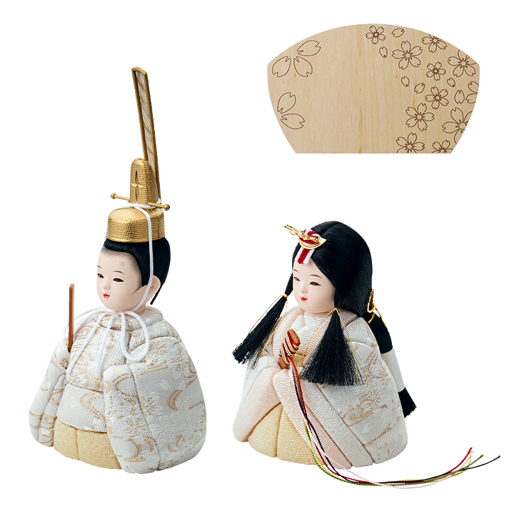 日本製 雛人形 ひな人形 コンパクト お雛様 ひな祭り 雛祭り