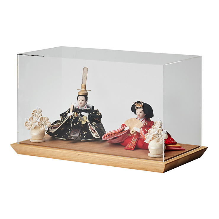 smart-i 雛人形 コンパクト ケース飾り ひな人形 おひなさま 日本製