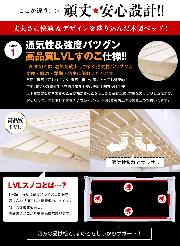 耐荷重400kg／耐震／業務用可 二段ベッド 2段ベッド 二段ベット 2段