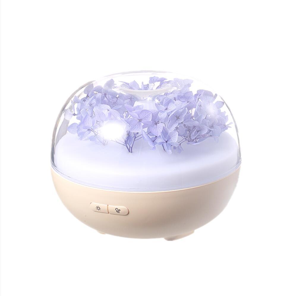 加湿器 おしゃれ 超音波式 アロマ対応 USB 7色LEDライト オフィス用