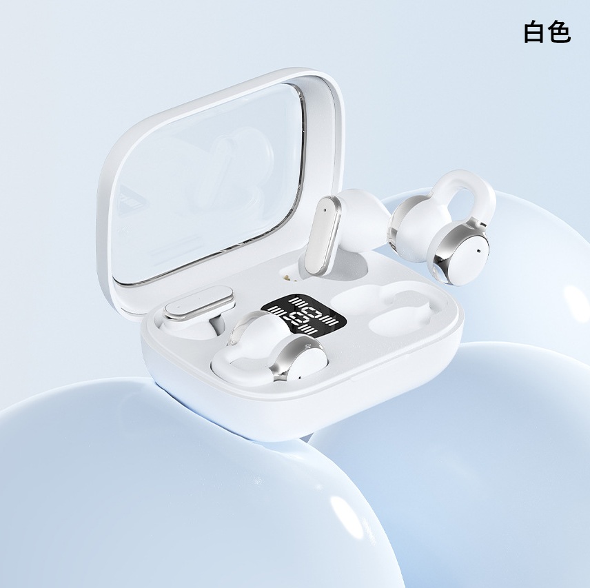 デュアル ワイヤレスイヤホン 2in1 2台を切り替えて イヤーカフ型