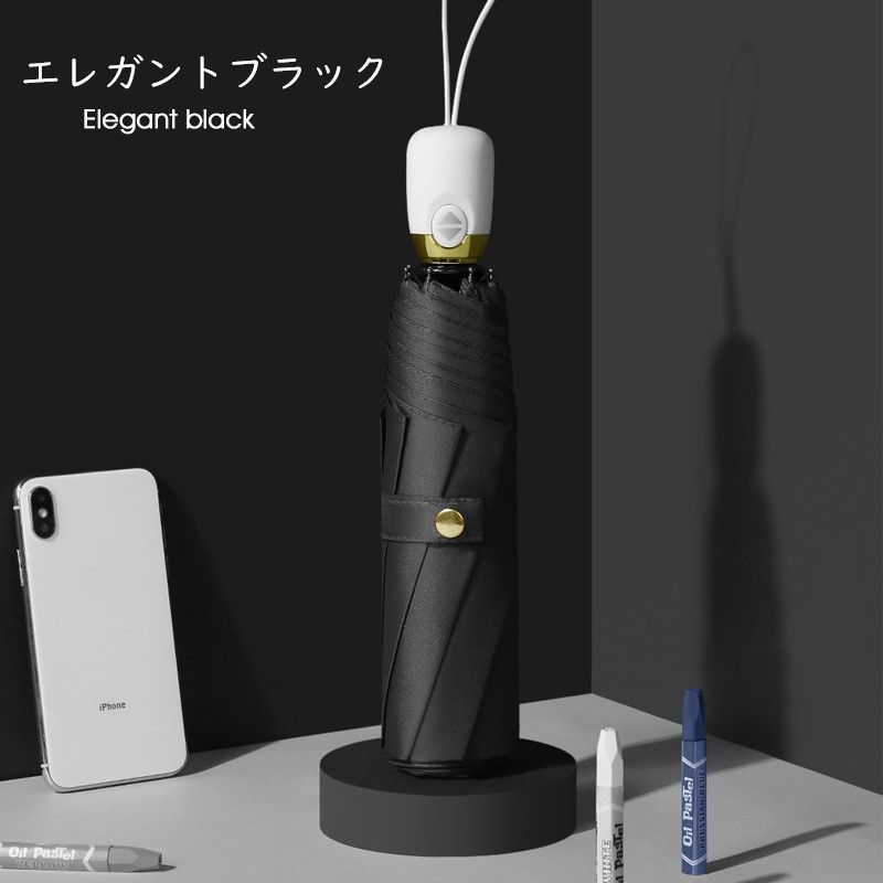 折りたたみ傘 9色カラー レディース メンズ 自動開閉 晴雨兼用 UVカット 8本骨 可愛い 日傘 雨傘 遮熱 遮光 コンパクト ワンタッチ ひんやり傘 おしゃれ 9 |  | 01