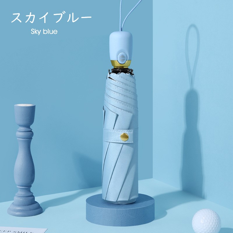 折りたたみ傘 9色カラー レディース メンズ 自動開閉 晴雨兼用 UVカット 8本骨 可愛い 日傘 雨傘 遮熱 遮光 コンパクト ワンタッチ ひんやり傘 おしゃれ 9 |  | 02