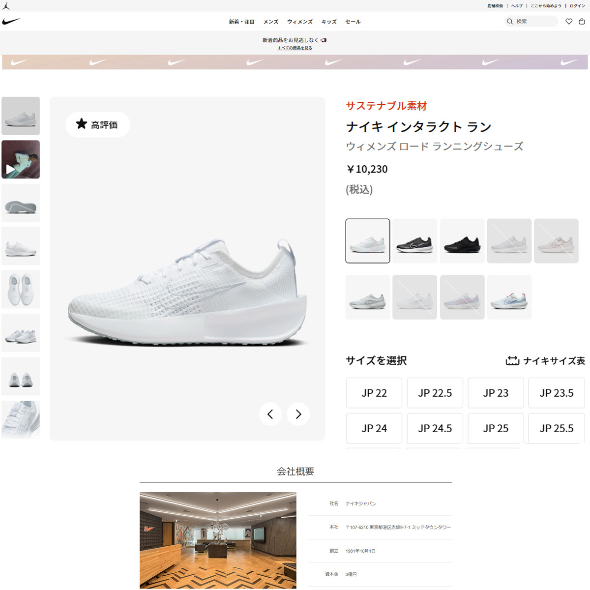 NIKE ナイキ（NIKE）（レディース）ランニングシューズ