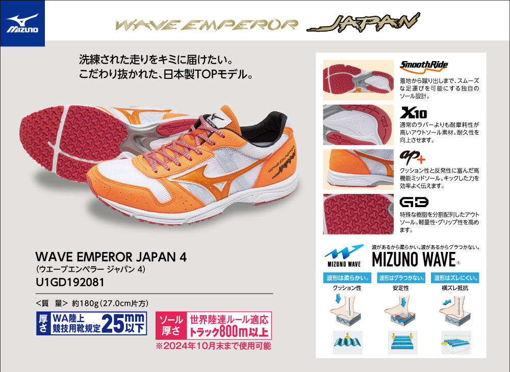 MIZUNO（ミズノ） （メンズ、レディース）ランニングシューズ マラソン