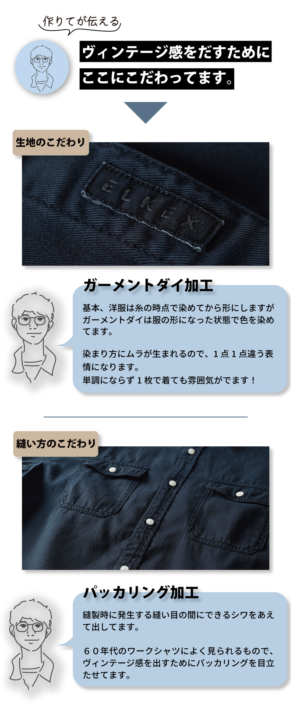 エルケクスシャツ
