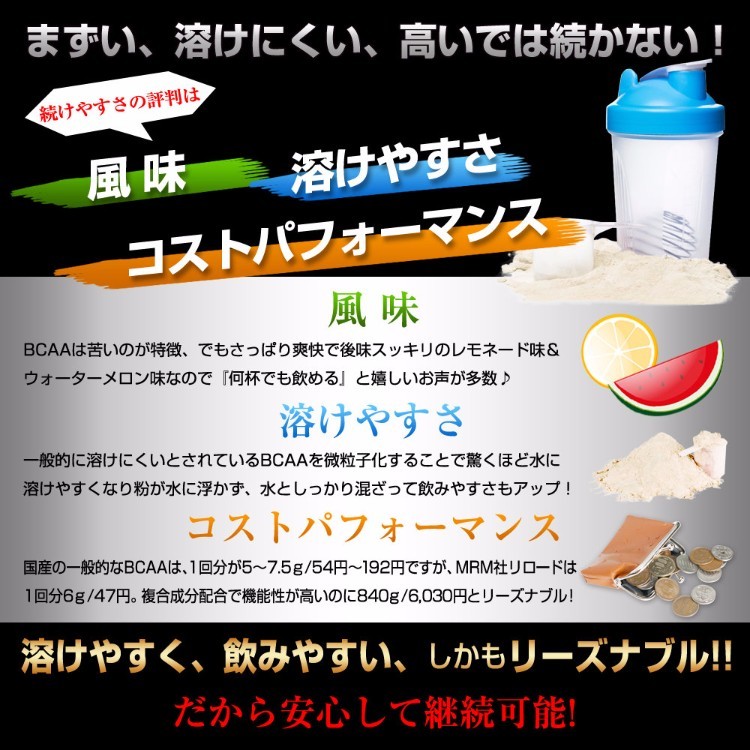 安心の定価販売】 リロード レモネード 水溶性BCAA Lグルタミン ベータアラニン βアラニン
