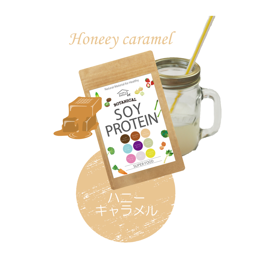 【お徳用2個セット】ボタニカル ソイプロテイン 300g 人工甘味料（6種）不使用 選べる15種類の味 7種のビタミン コラーゲン 乳酸菌 酵素パウダー 爆買 |  | 03