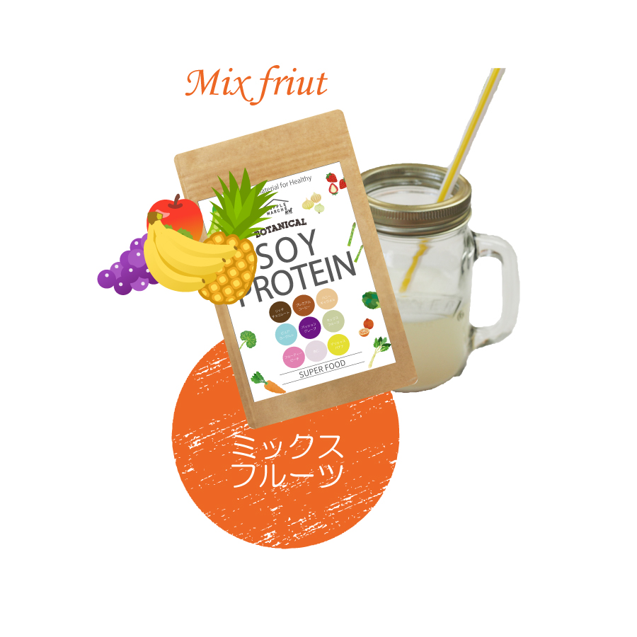【お徳用2個セット】ボタニカル ソイプロテイン 300g 人工甘味料（6種）不使用 選べる15種類の味 7種のビタミン コラーゲン 乳酸菌 酵素パウダー 爆買 |  | 06