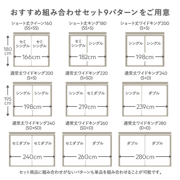 照明宮付 チェスト ベッド ショート丈クイーン160 SHSS＋SHSS