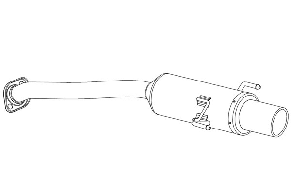 納品先限定 FUJITSUBO フジツボ A-S マフラー RN6 ストリーム 1.8 2WD マイナー後 H21.6〜H26.5 350-57421